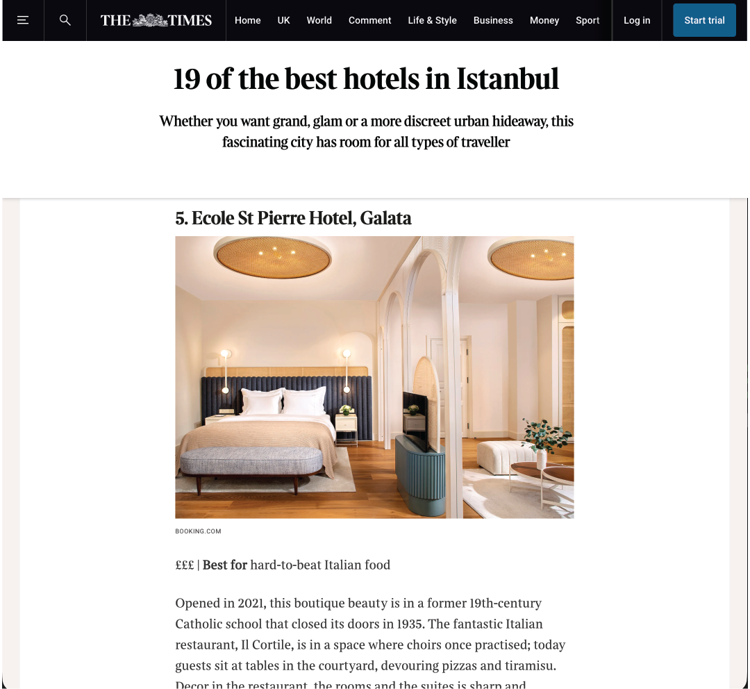 Estp hotel-The Times